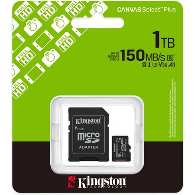 Kingston MicroSDXC 1 TB Canvas Select Plus SDCS3/1TB