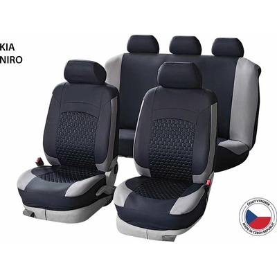 Autopoťah Cappa Perfetto HL Kia Niro černá/šedá
