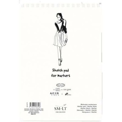 SM.LT Blok na fixy Marker Pad SMLT A4 100g, 50 listů