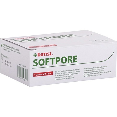 Softpore fixační náplast z netkaného textilu 1,25 cm x 9,15 m