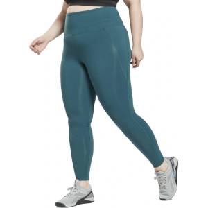 Reebok Lux High-Waisted Leggings Pine Green - magazinko