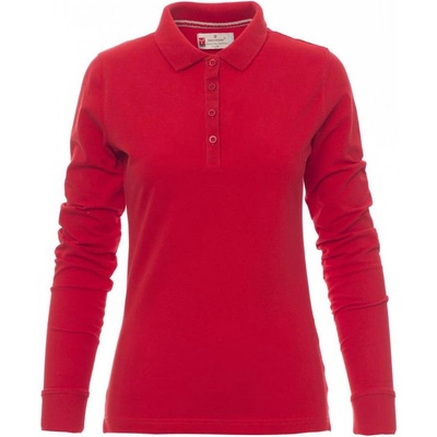 PAYPER florence lady 000931-0021 / Дамска поло тениска, дълъг ръкав - червена s (000931002103000s)