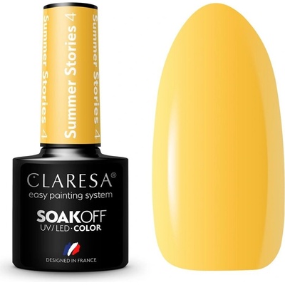 Claresa SoakOff UV/LED Color Summer Stories gelový lak na nehty odstín 4 5 g