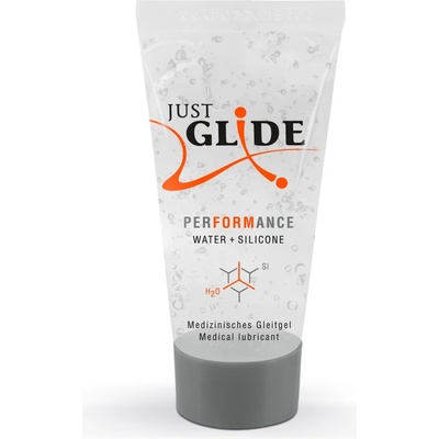 Just Glide Performance Water + Silicone 20ml