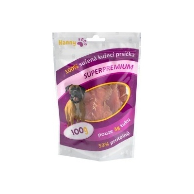 Hanny Food 100% Sušené kuracie prsia 100 g