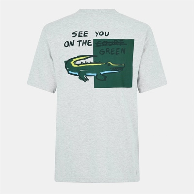 Lacoste Тениска Lacoste Men's Crew Neck T-Shirt - Silver Chine