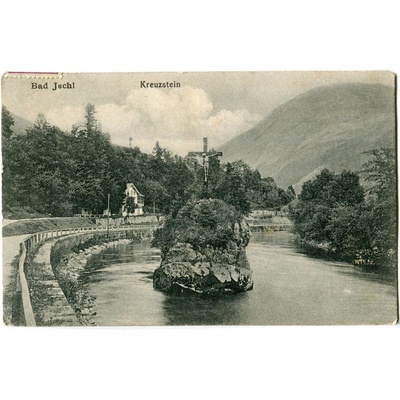 BAD ISCHL. Kreuzstein. 1922. – Zboží Dáma