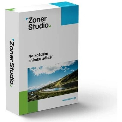 Zoner Studio, licence na 1 rok pro 1 uživatele - Krabice – Zboží Mobilmania
