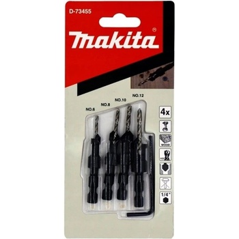 Makita D-73455 Vrtáky do dřeva záhlubníkem