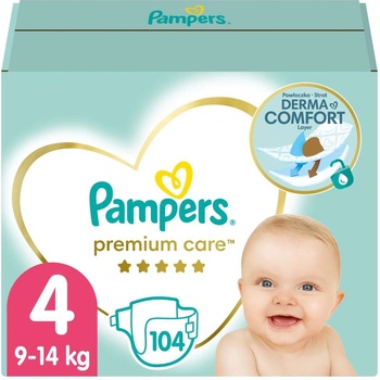 Pampers Premium Care Mega Box пелени 9-14 кг Maxi 4 (104 бр. ) (81737569)