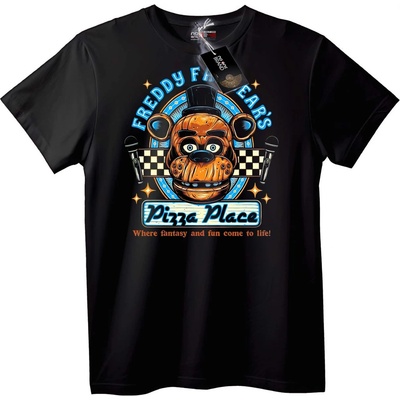 NOONEBRAND Тениска Freddy Fazbear Пицария - L, White