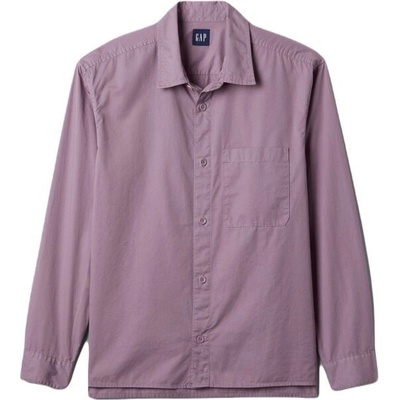 Gap Garment dyed twill pánská košile fialová
