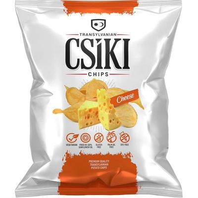 Csiki chips Zemiakové lupienky syrové 60 g