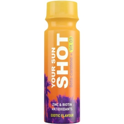 Your SUN SHOT Beta carotene + Vit. D3 Drink 80 ml EXOTIC