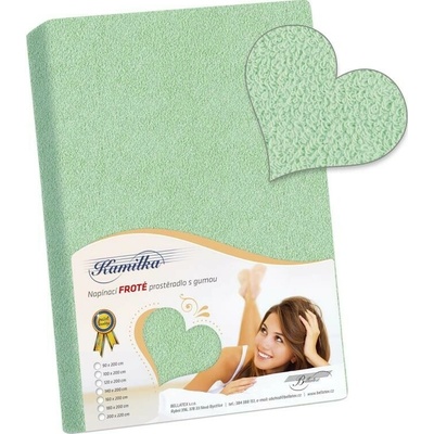 Bellatex Froté prestieradlo Kamilka svetlozelená 180x200