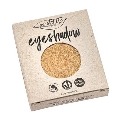 puroBIO Cosmetics Compact Eyeshadows očné tiene 24 Gold 2,5 g náhradná náplň