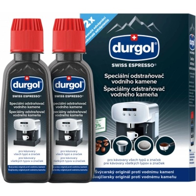 Durgol Swiss Espresso odstraňovač vodního kamene 2×125 ml – Zbozi.Blesk.cz