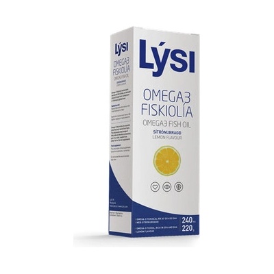 Lýsi Omega 3 rybí olej citronová příchuť 240 ml