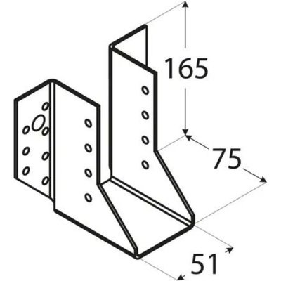 Domax Trámová papuča WB 12 51x165