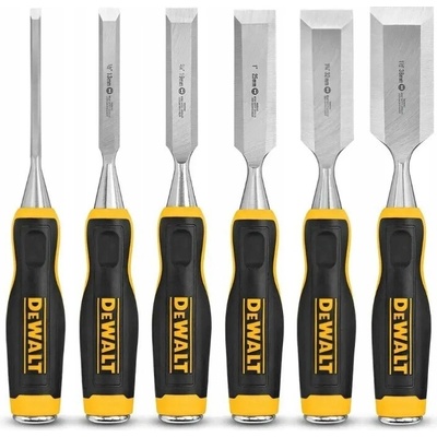 DeWALT DWHT16852-9 dláta do dřeva 6ks