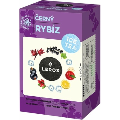 Leros Čierne ríbezle Icea Tea 20 x 2 g