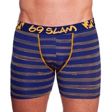 69Slam pánske boxerky fit stripes navy