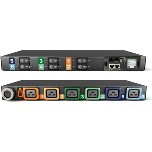 Vertiv Geist MG05M1R1-06L193-3PS56B2H10-S разпределител на напрежение (PDU) 6 Изход(и) за променлив ток 0U Черен (VP4G31A0)