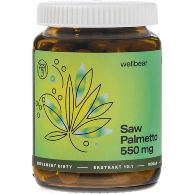 Wellbear Saw Palmetto 550 mg 60 kapsúl
