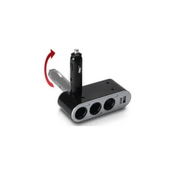 Image 1 of Wf-0100 - usb, разклонител, 5a, тройка, 1: 3, за запалка, на кола