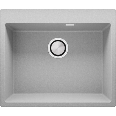 Твоят Стил Сива кухненска гранитна мивка Осло 60 XXL Top 580 x 500 мм