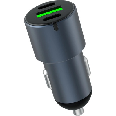 Зарядно за кола 60W 2C1A сиво от Dviced (DV250003)