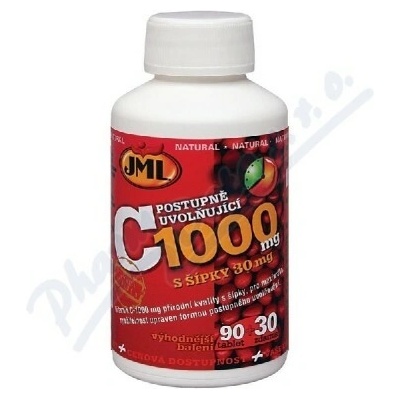 JML Vitamin C 1000mg post.uvol.s šípky 120 tabliet