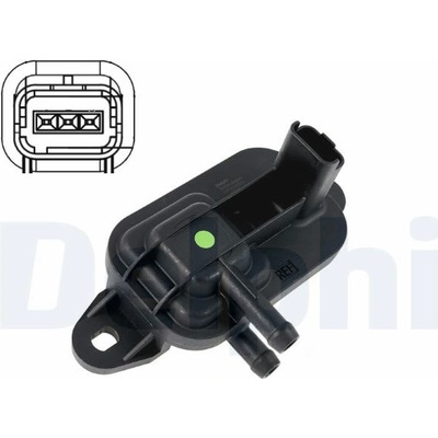 Senzor, tlak výfukového plynu DELPHI DPS00025-12B1