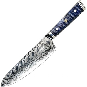 HARAHU Дамаски кухненски нож YU-37418 - Chef / Син KP37418