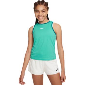 Nike Тениска за момичета Nike Court Dri-Fit Victory Tank - Тюркоазен