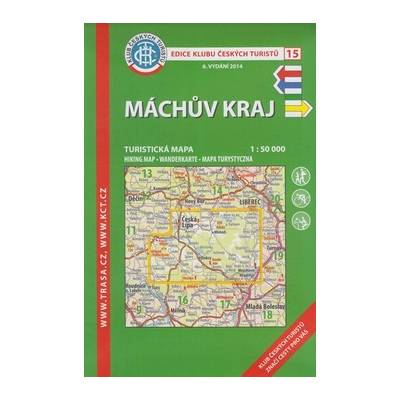 mapa Máchův kraj 1:50 t. 6.vydání 2014