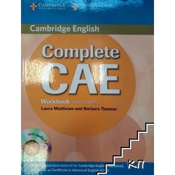 Cambridge English Complete CAE Workbook with answers. With audio CD