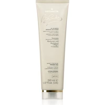 Medavita Blondie All Blondes posilujúca maska pre farbené vlasy 150 ml