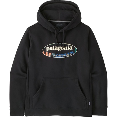 Patagonia Мъжки суичър Patagonia 95 Oval Logo Uprisal Hoody Hoodie - Black: Kaleido - размер XL (017-4323-0215)