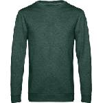 B&C Collection B&C #SET IN / Мъжки суитшърт - зелен меланж M (01U01Wx5002)