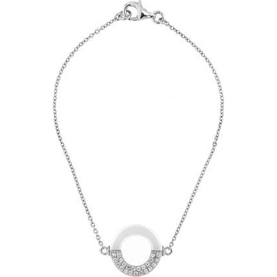 Infinitysilver stříbrný náramek s keramickým kroužkem BC00318W