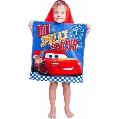 Jerry Fabrics Pončo Cars fun 50 x 115 cm
