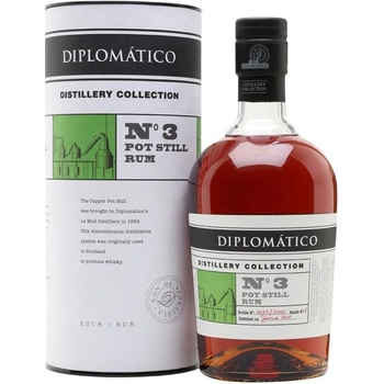 Diplomático Distillery Collection No.3 Pot Still 47% 0,7 l (čistá fľaša)