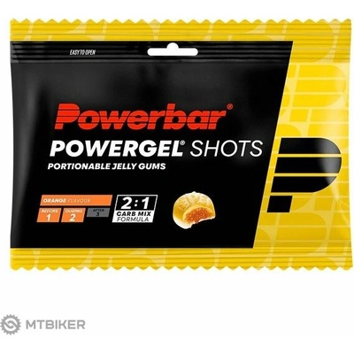PowerBar Energize Sport Shots gumové cukríky pomaranč 60 g