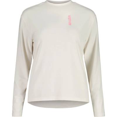 Maloja Дамска фланелка с дълъг ръкав за колоездене Maloja Women's VelivarM. Cycling jersey - Shaded White - размер XL (156-3058-0515)