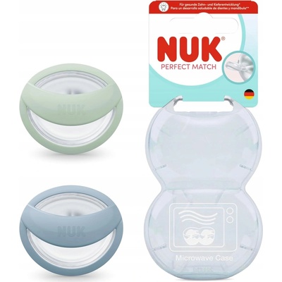 Nuk Cumlík Perfect Match 2 ks Green/blue