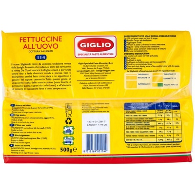 Giglio Fettuccine vaječné 0,5 kg