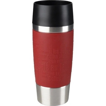 Tefal Travel Mug termohrnek červený nerez 360 ml