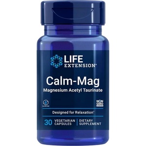 Life Extension Calm-Mag | Magnesium Acetyl Taurinate [30 капсули]
