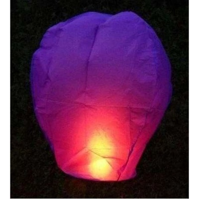 Lampion štěstí fialový – Zboží Dáma